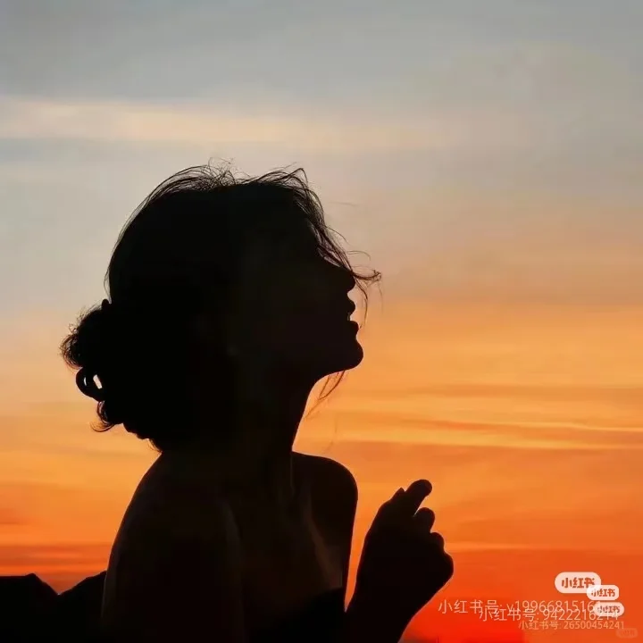 超强好看的夕阳女头像