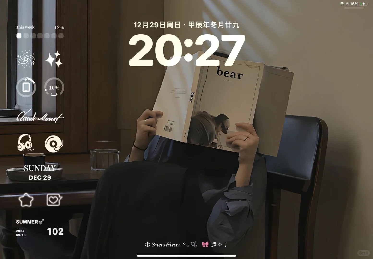 太喜欢ipad壁纸带来的氛围感了！