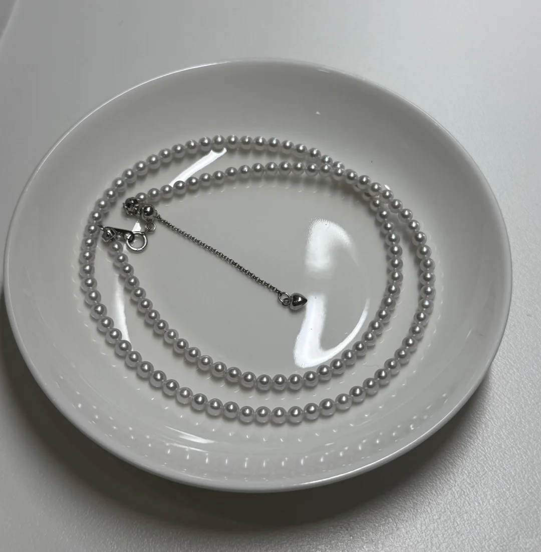 天然淡水灰baby链～
