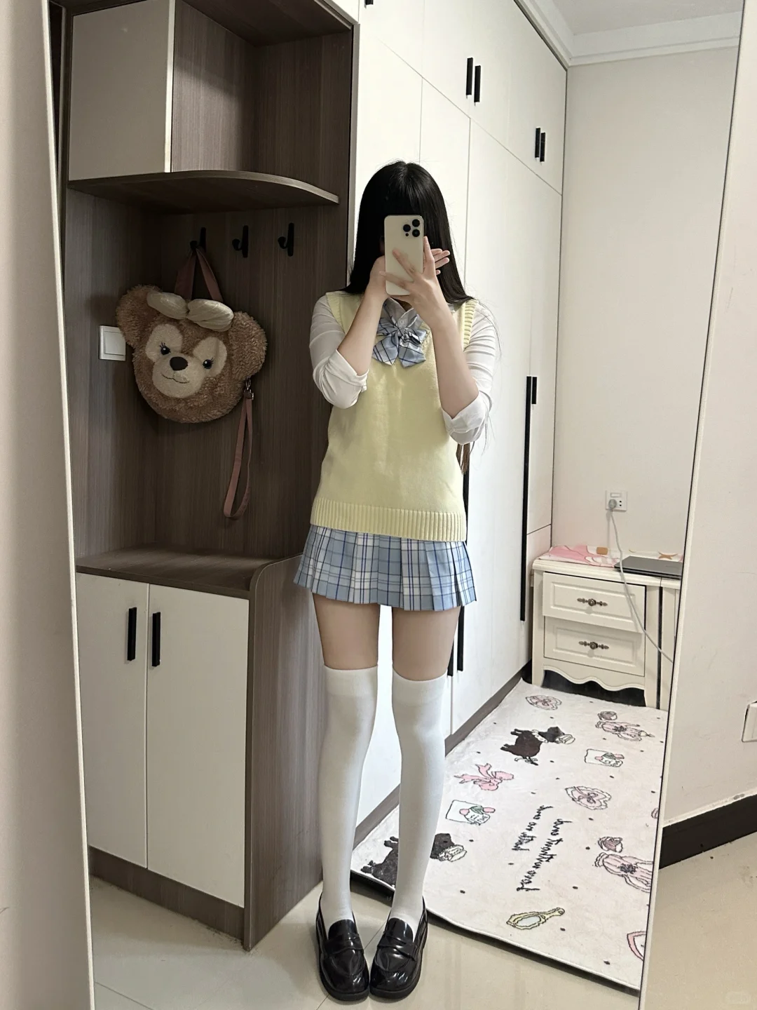 jk袜子长度分享~无滤镜瘦身效果