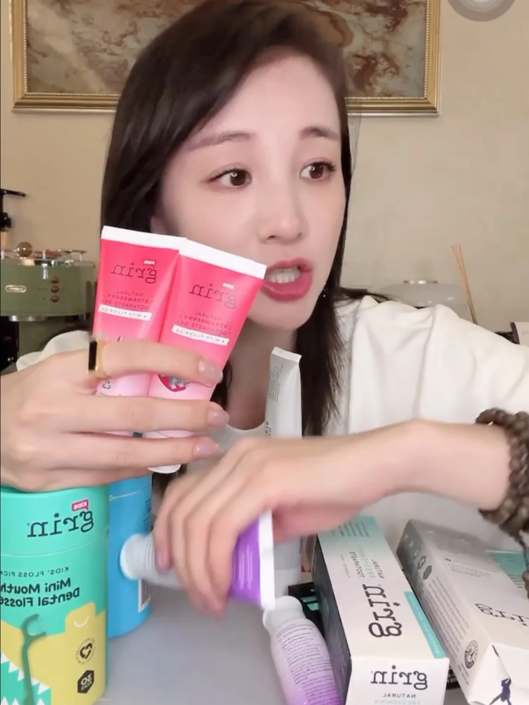 🌱被女明星种草的牙膏，娃刷得超开心！