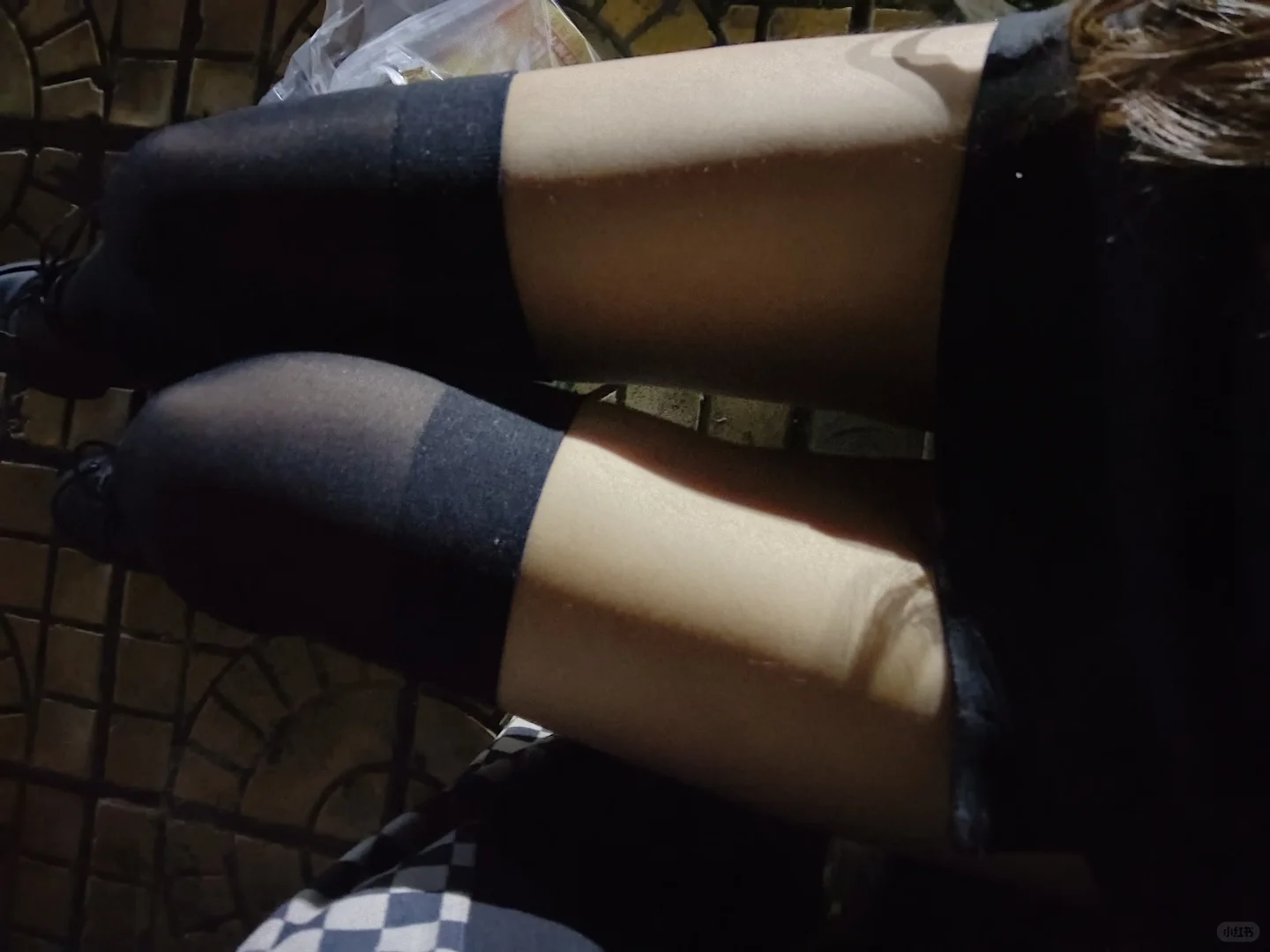 真的巨爱穿过膝袜，显瘦这方面