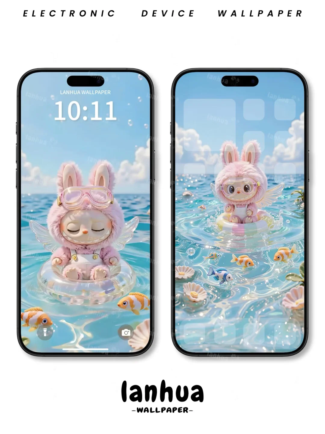 动态壁纸｜拉布布度假🏖️