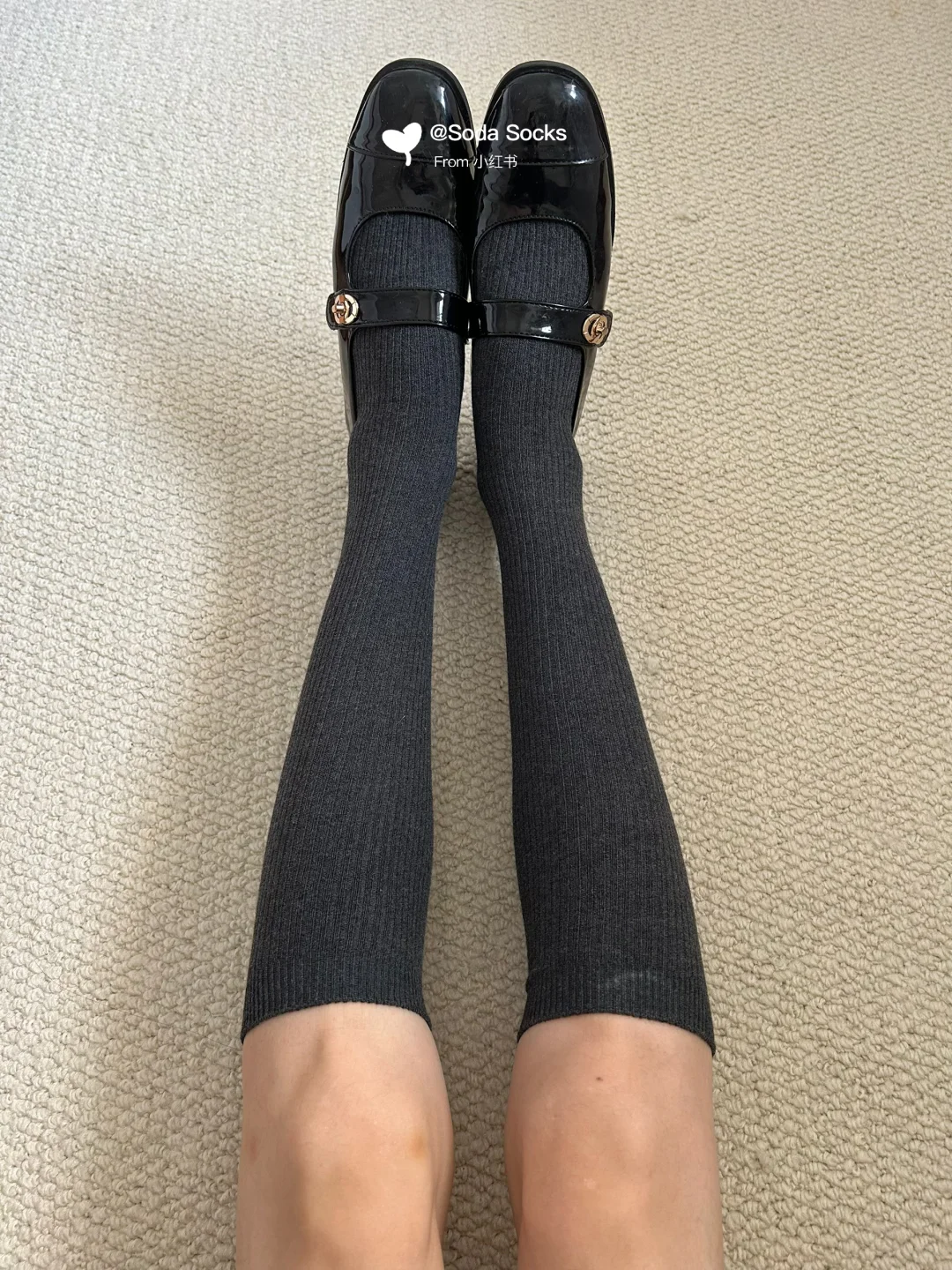 玛丽珍➕过膝袜永不过时！！！