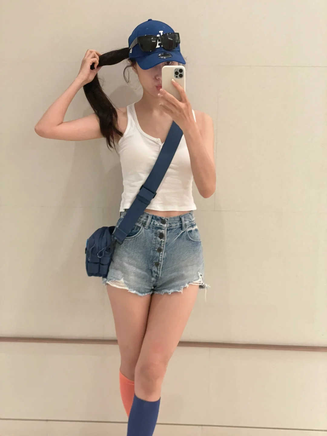 37岁无医美｜今天穿辣裤➕AB袜