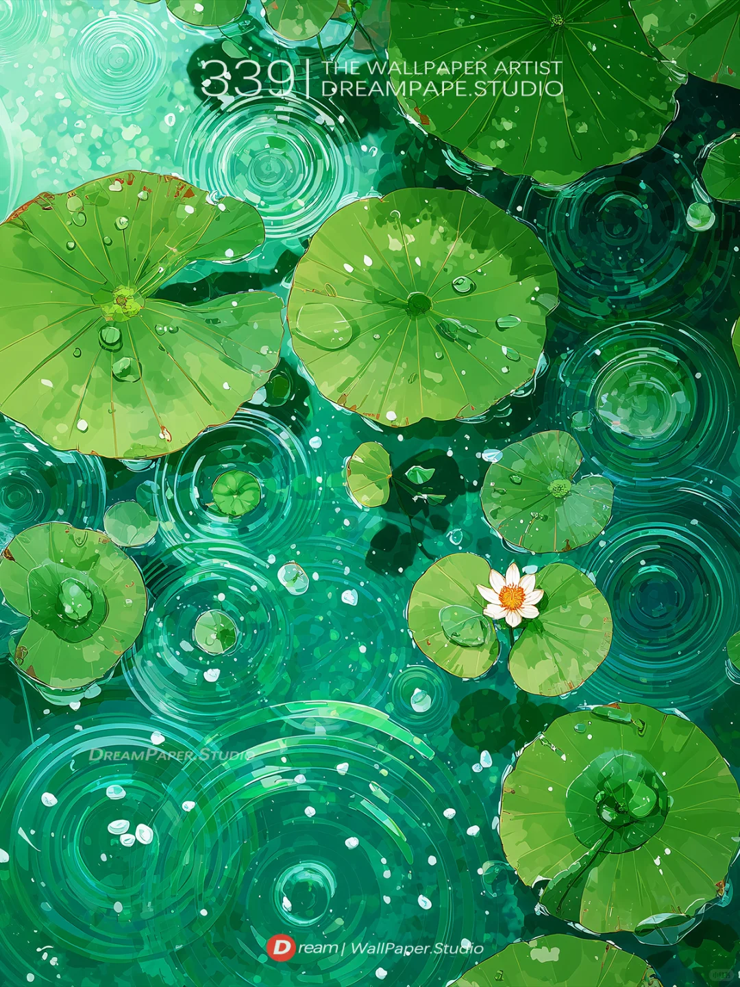 Dream壁纸/“江南又梦烟雨,细雨轻拂荷塘”