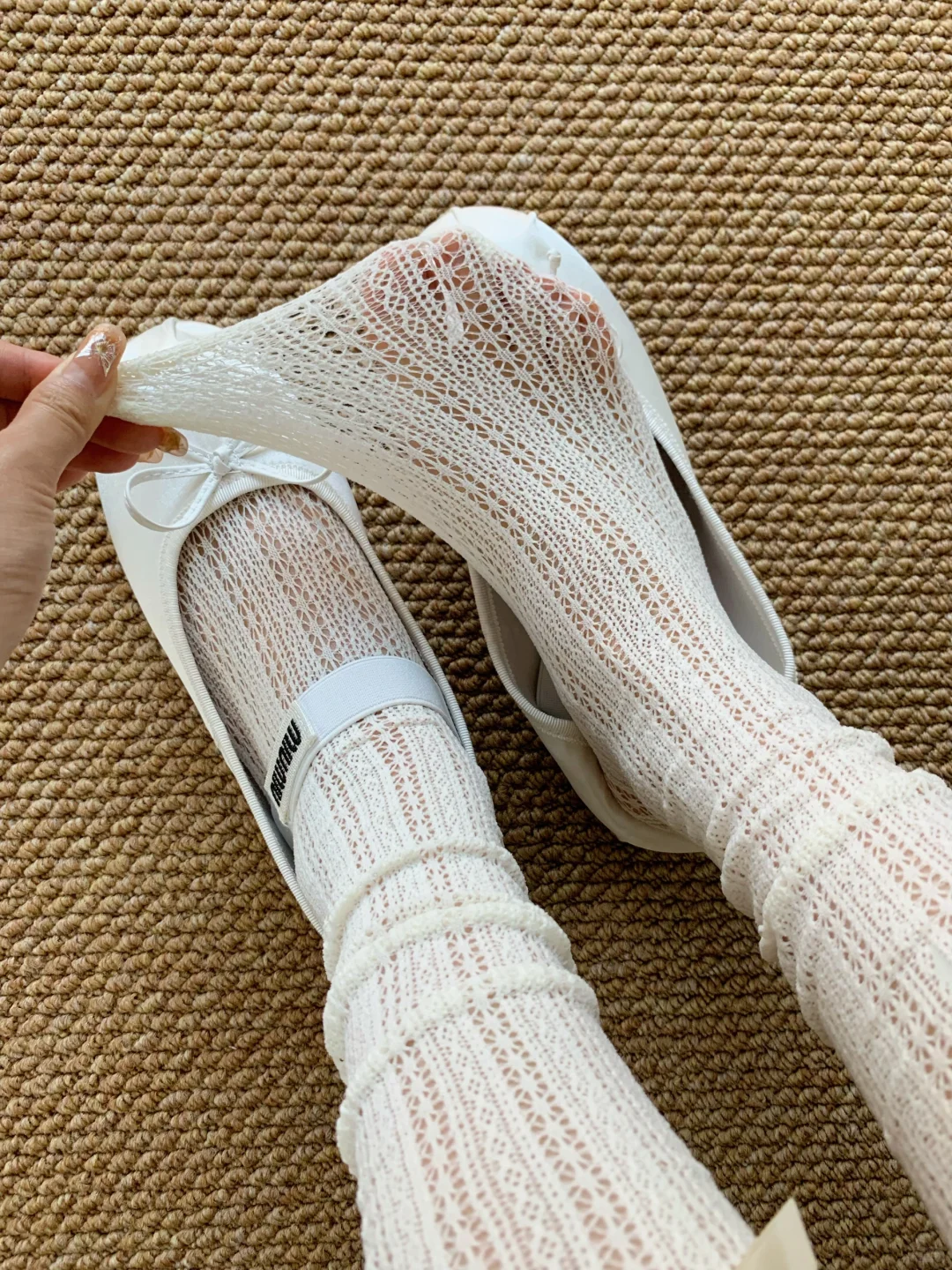 啊啊啊啊蝴蝶结过膝网袜！！美晕了家人们！