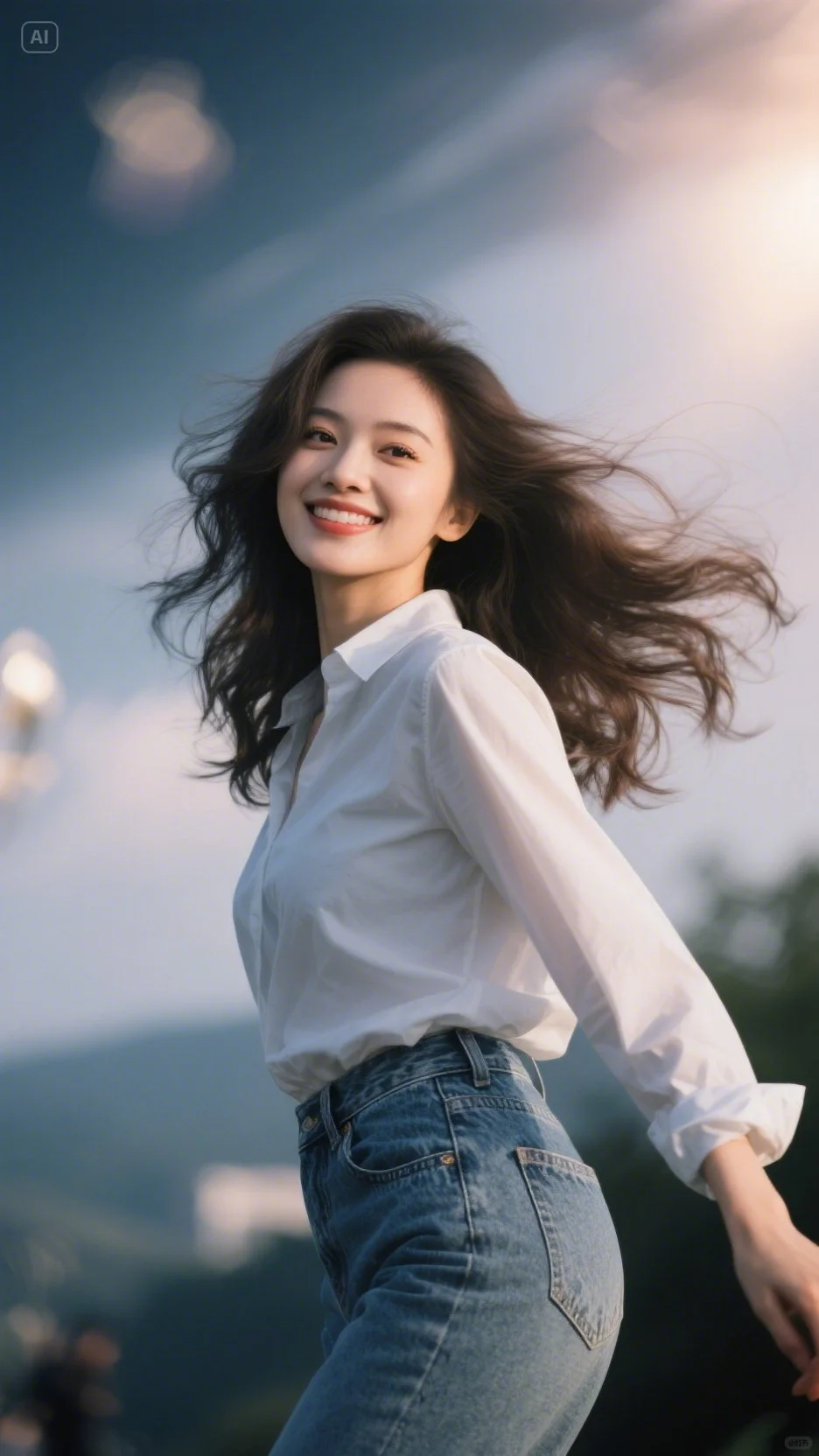 美女就是美女，怎么拍都好看！