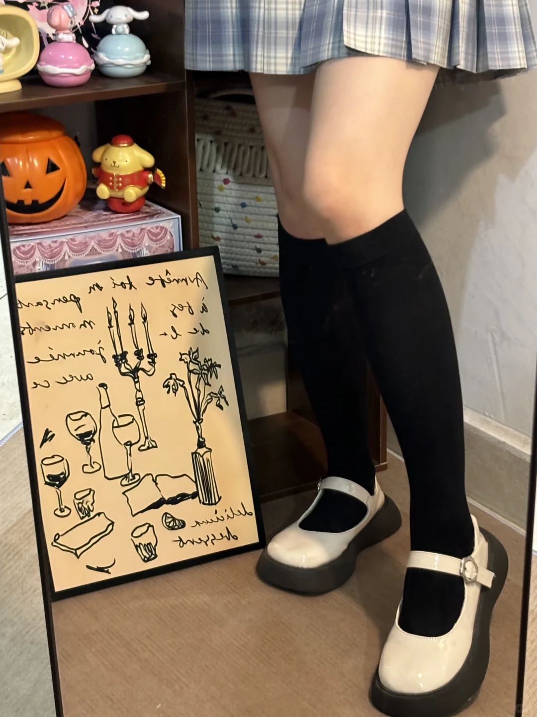 时髦神器 小个子腿袜穿搭店get辣妹漫画腿❗❗