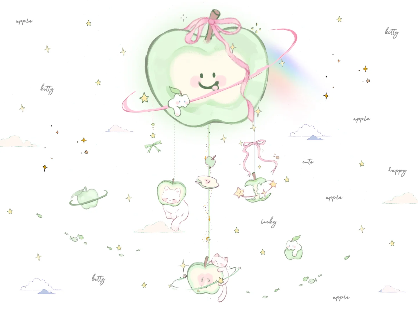 ⁺₊˚星球风铃ipad壁纸合集⊹ ₊˚