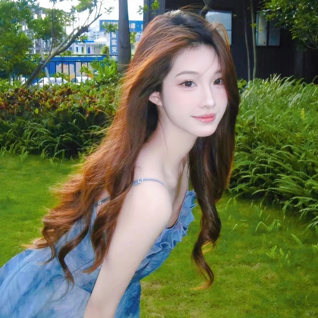 唯美治愈绿色女生头像