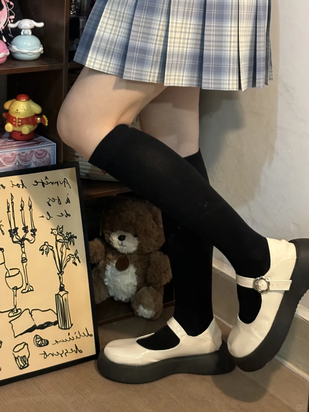 时髦神器 小个子腿袜穿搭店get辣妹漫画腿❗❗