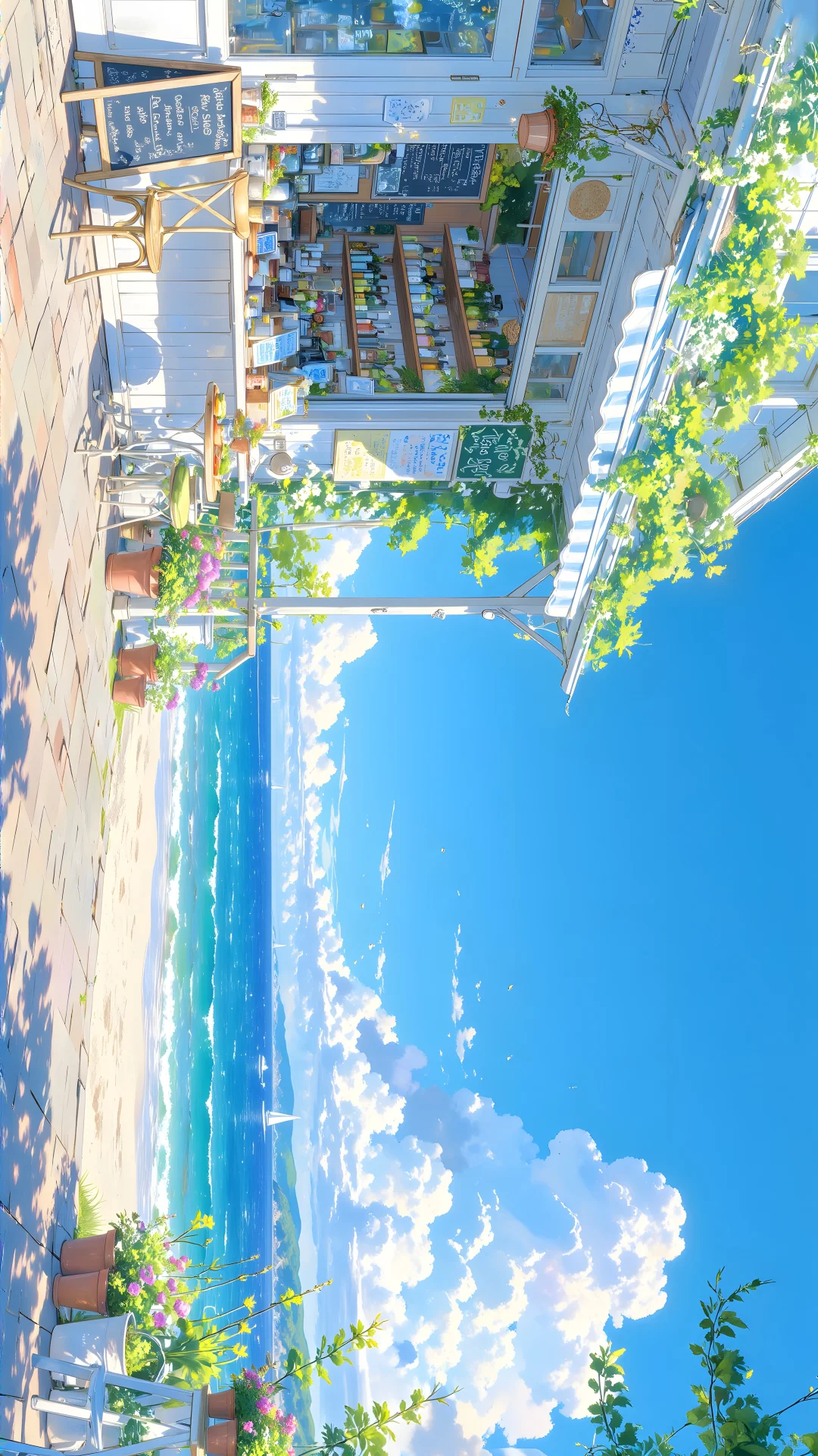 电脑壁纸 005-蓝天白云小屋