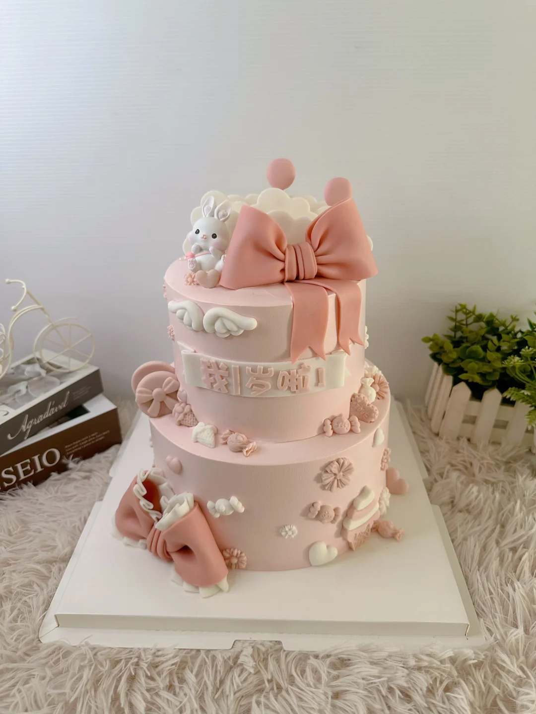🇲🇾女宝宝一岁生日蛋糕
