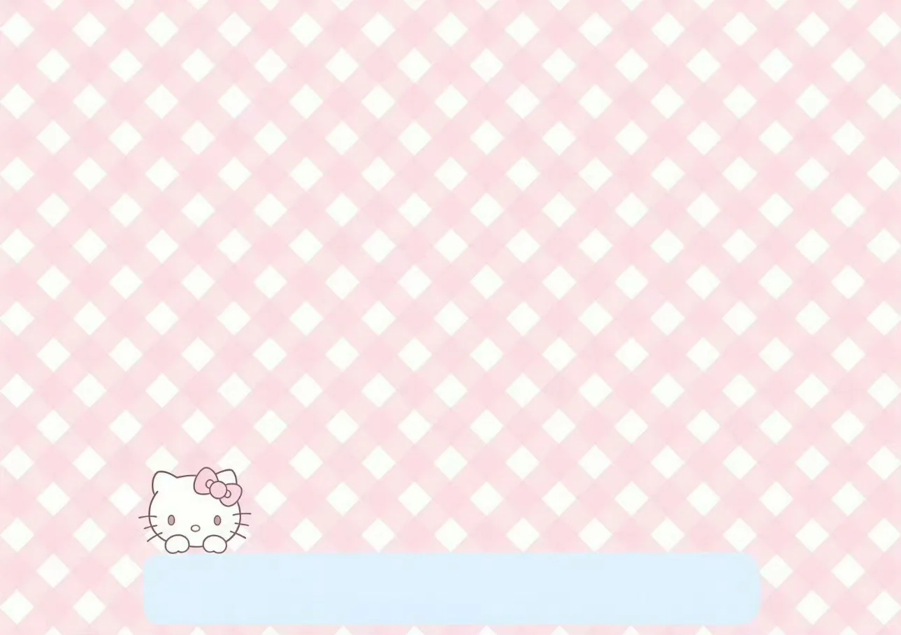 粉色系hellokitty｜超级萌的ipad背景图