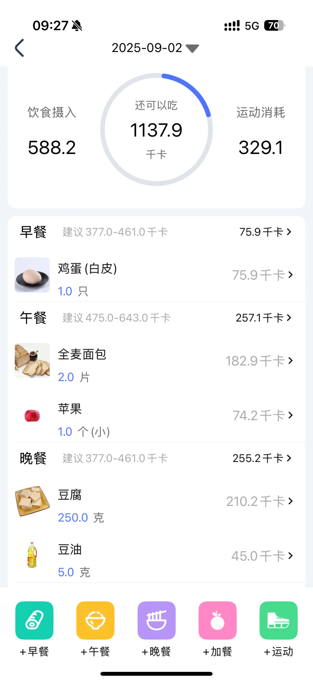每天吃500-800千卡
