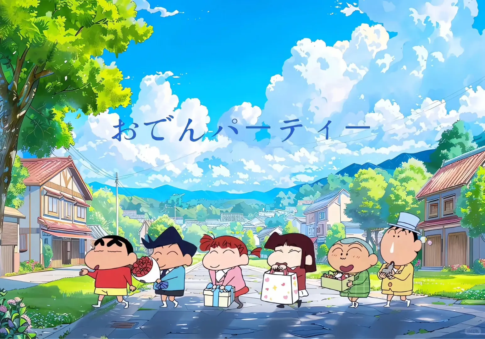 蜡笔小新动漫平板电脑壁纸～