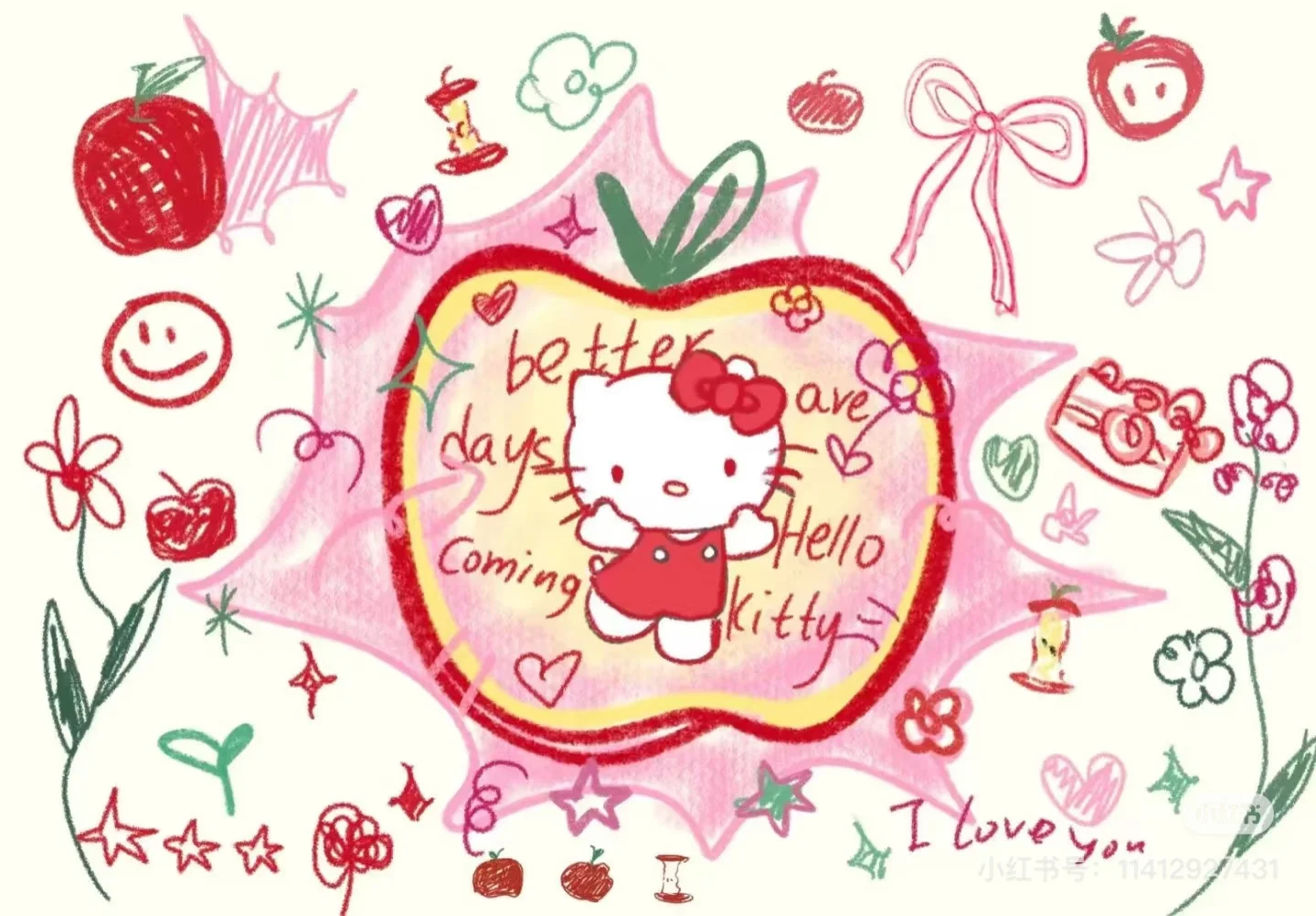 Hello Kitty壁纸平板