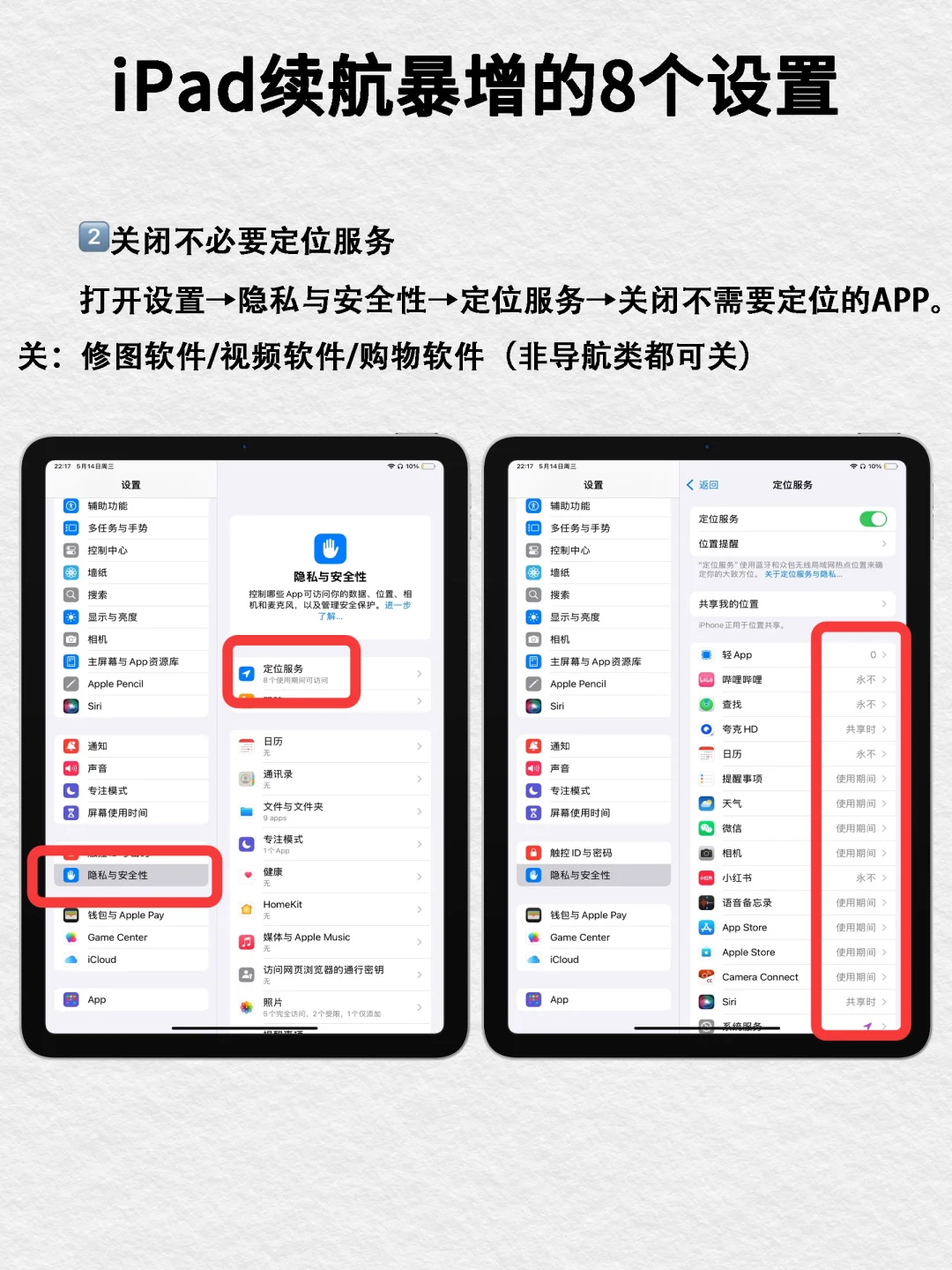 iPad必做8个「榨干电量」设置🔋续航暴增5小时
