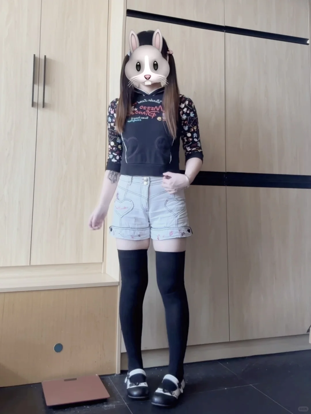 166 108｜微胖不同长度压力袜分享～