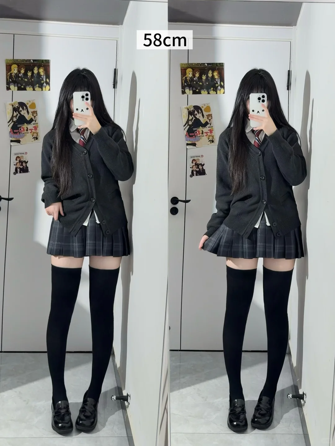 163｜jk不同长度袜子对比
