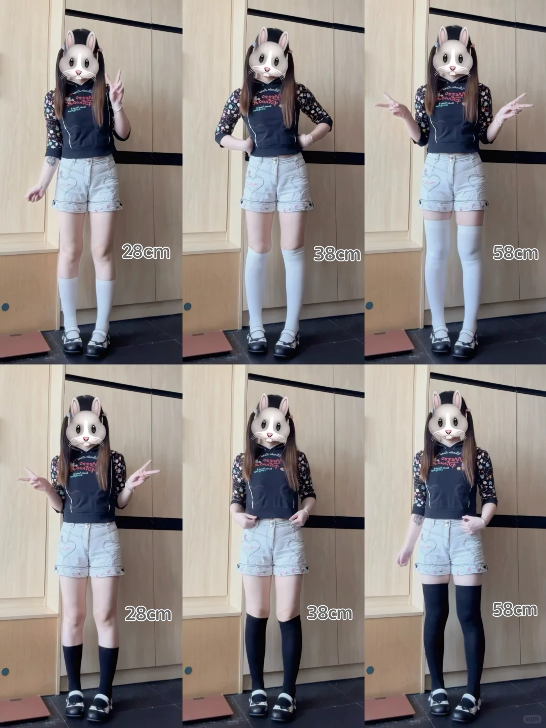 166 108｜微胖不同长度压力袜分享～