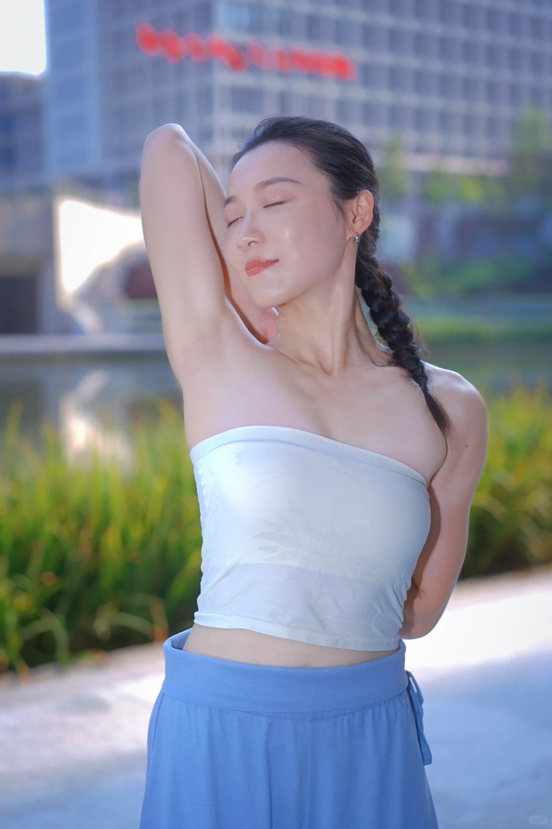 七八月的外拍不叫外拍 叫桑拿💦