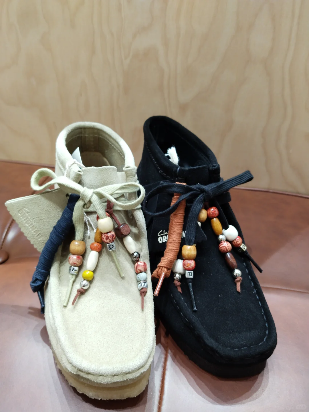 clarks女士高帮袋鼠鞋，天然生胶大底