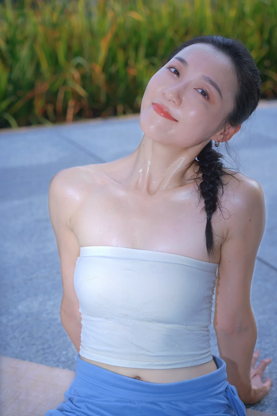 七八月的外拍不叫外拍 叫桑拿💦
