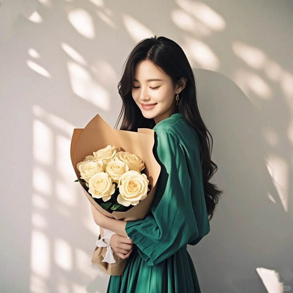 头像分享→这样的女孩真的在发光