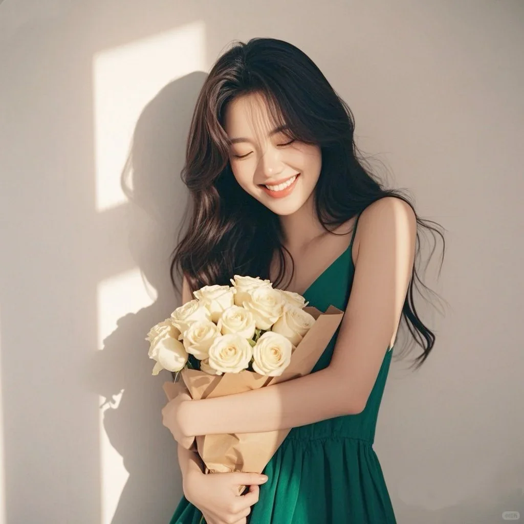 头像分享→这样的女孩真的在发光