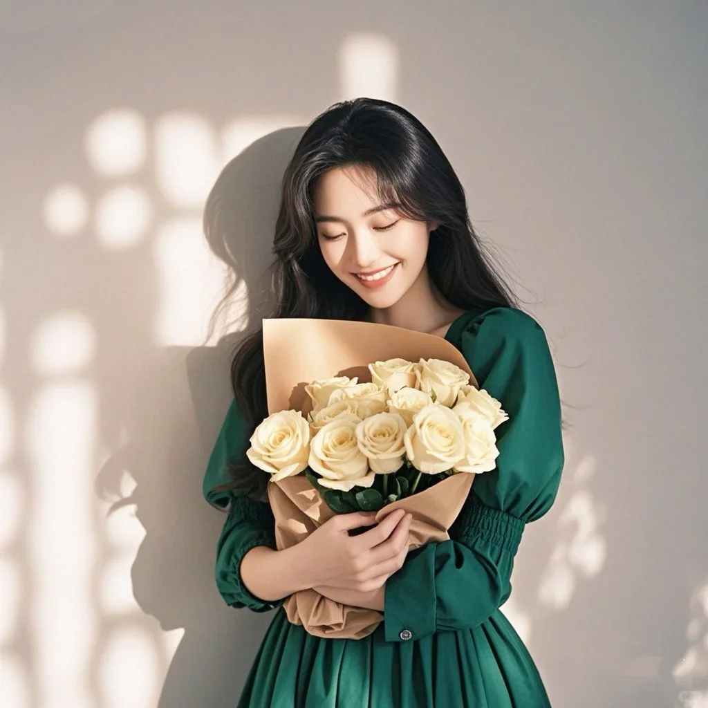 头像分享→这样的女孩真的在发光