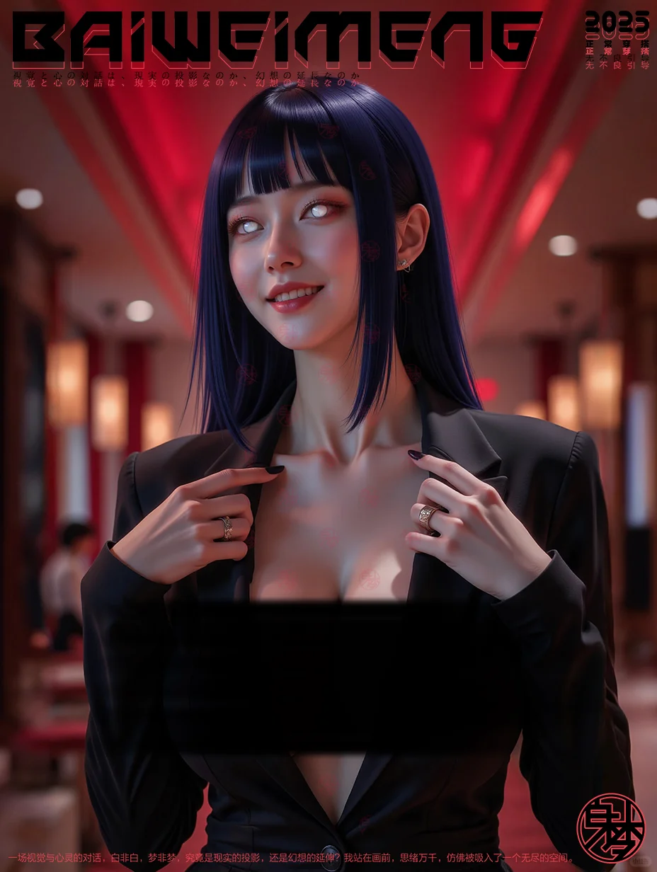 👹日向雏田黑色西装#63动态壁纸