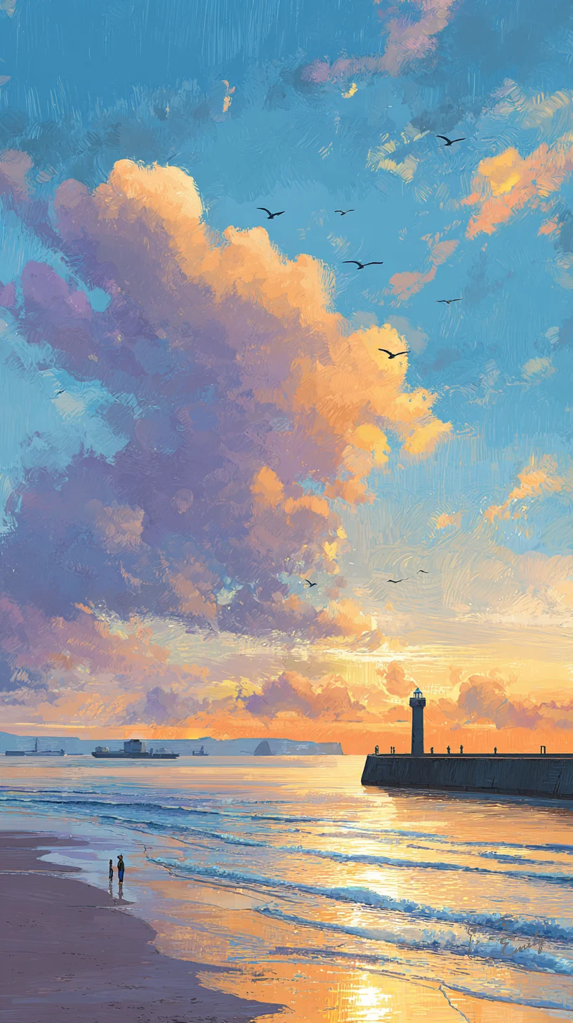 🏝️ 听！这片海在说：“你值得所有温柔。”