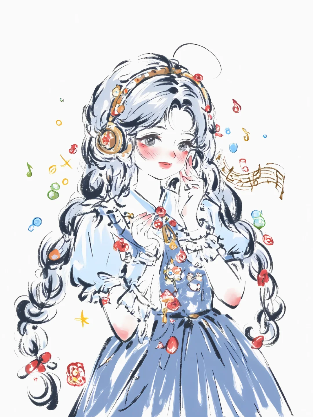 十二花神|听音乐的她们依然好迷人🎧～～