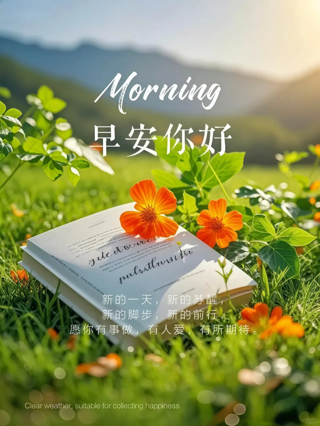 早安🌷快乐不在远方，而在心上。