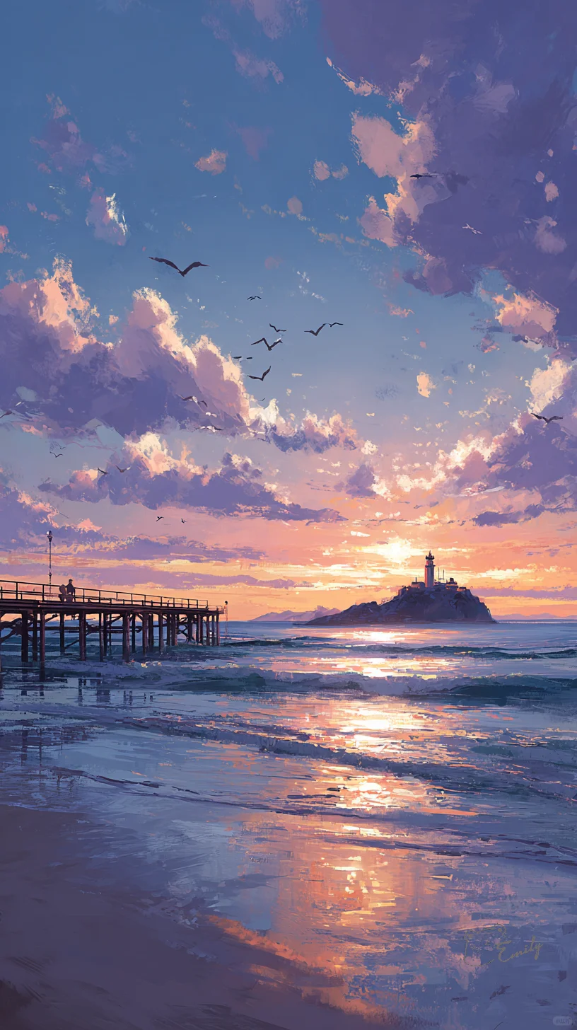 🏝️ 听！这片海在说：“你值得所有温柔。”