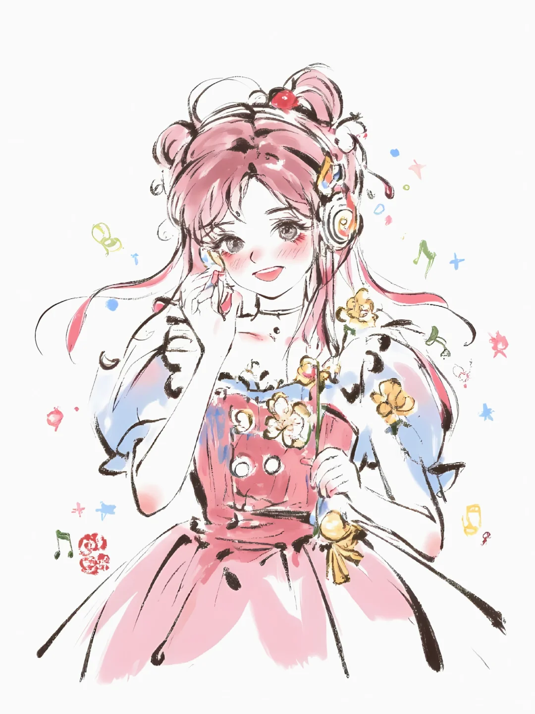 十二花神|听音乐的她们依然好迷人🎧～～