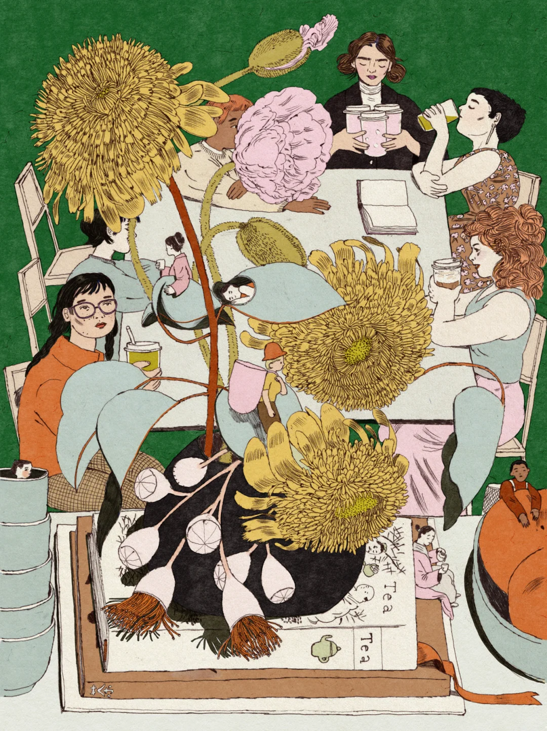 每日插画分享|德国插画师Karlotta