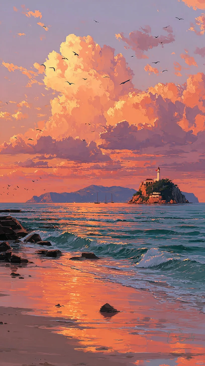 🏝️ 听！这片海在说：“你值得所有温柔。”