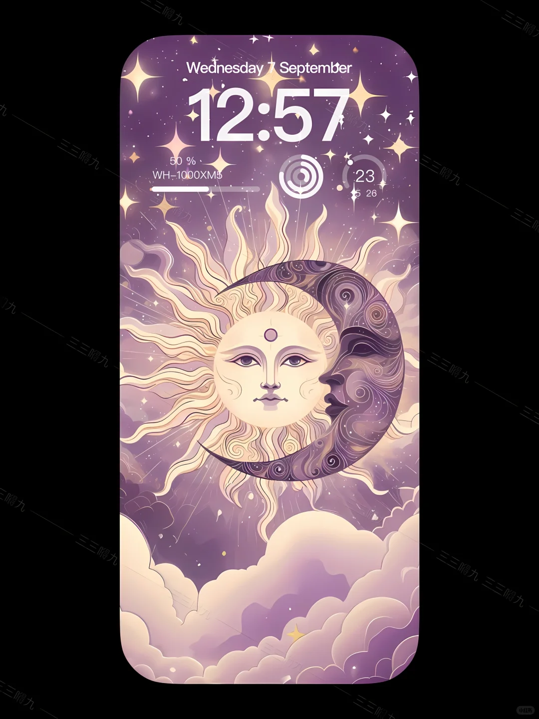 太阳与月亮🌙 | 治愈系壁纸 | J552