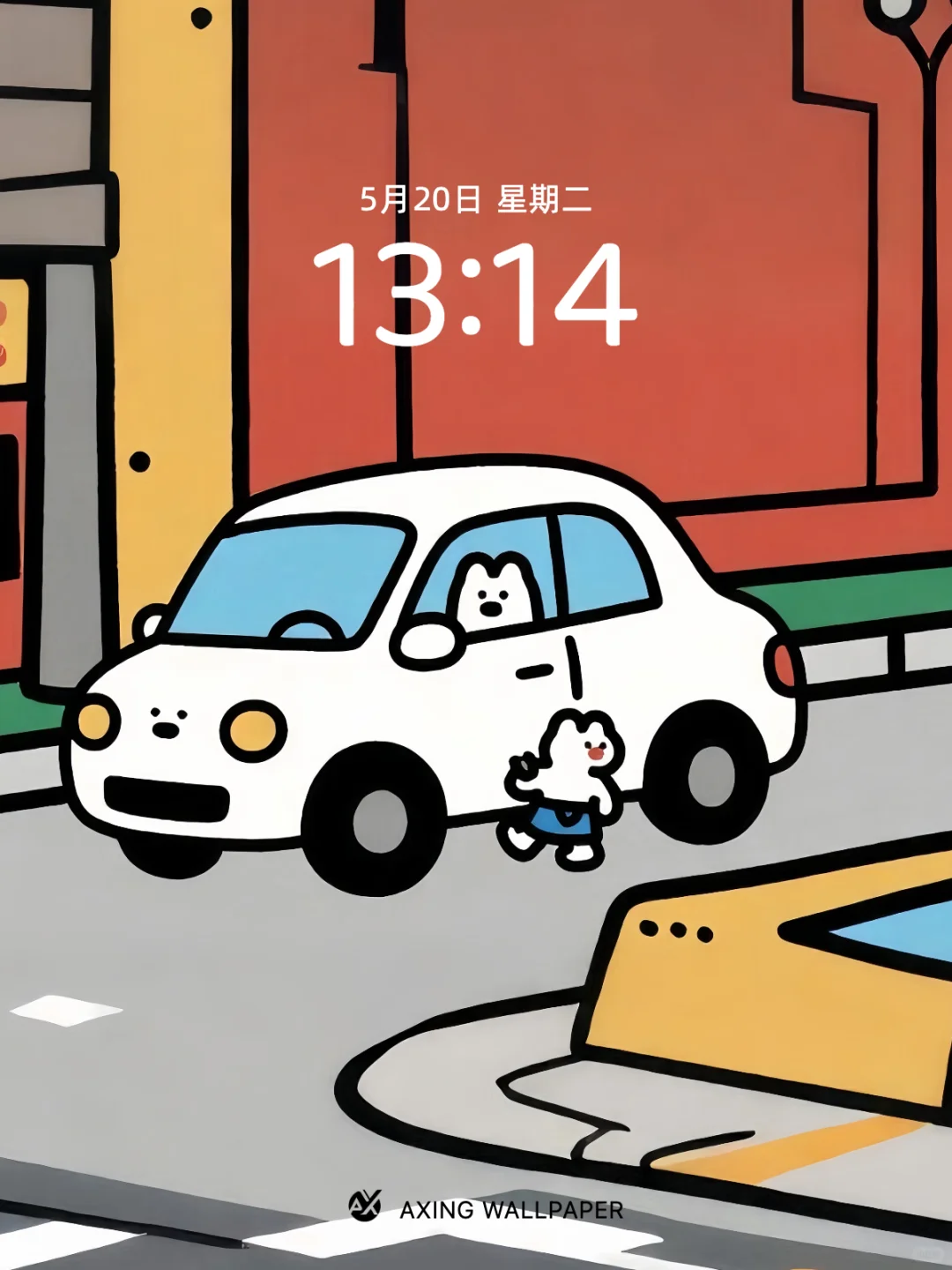 A102|小白车的城市之旅(全家桶)|每日壁纸