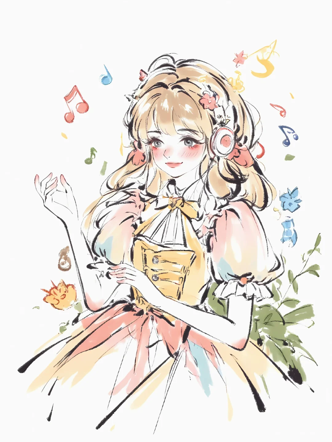 十二花神|听音乐的她们依然好迷人🎧～～