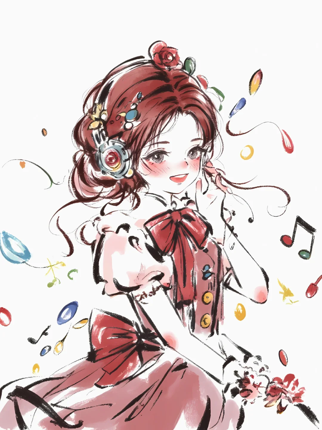 十二花神|听音乐的她们依然好迷人🎧～～