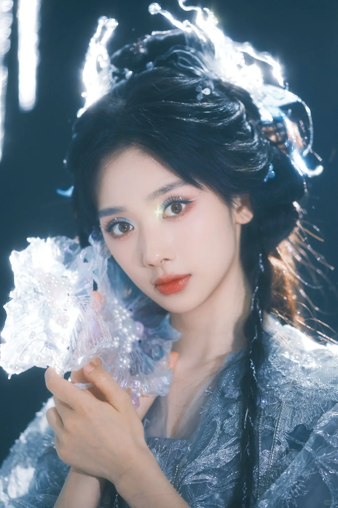 我拍的王影璐｜月下雪女❄️