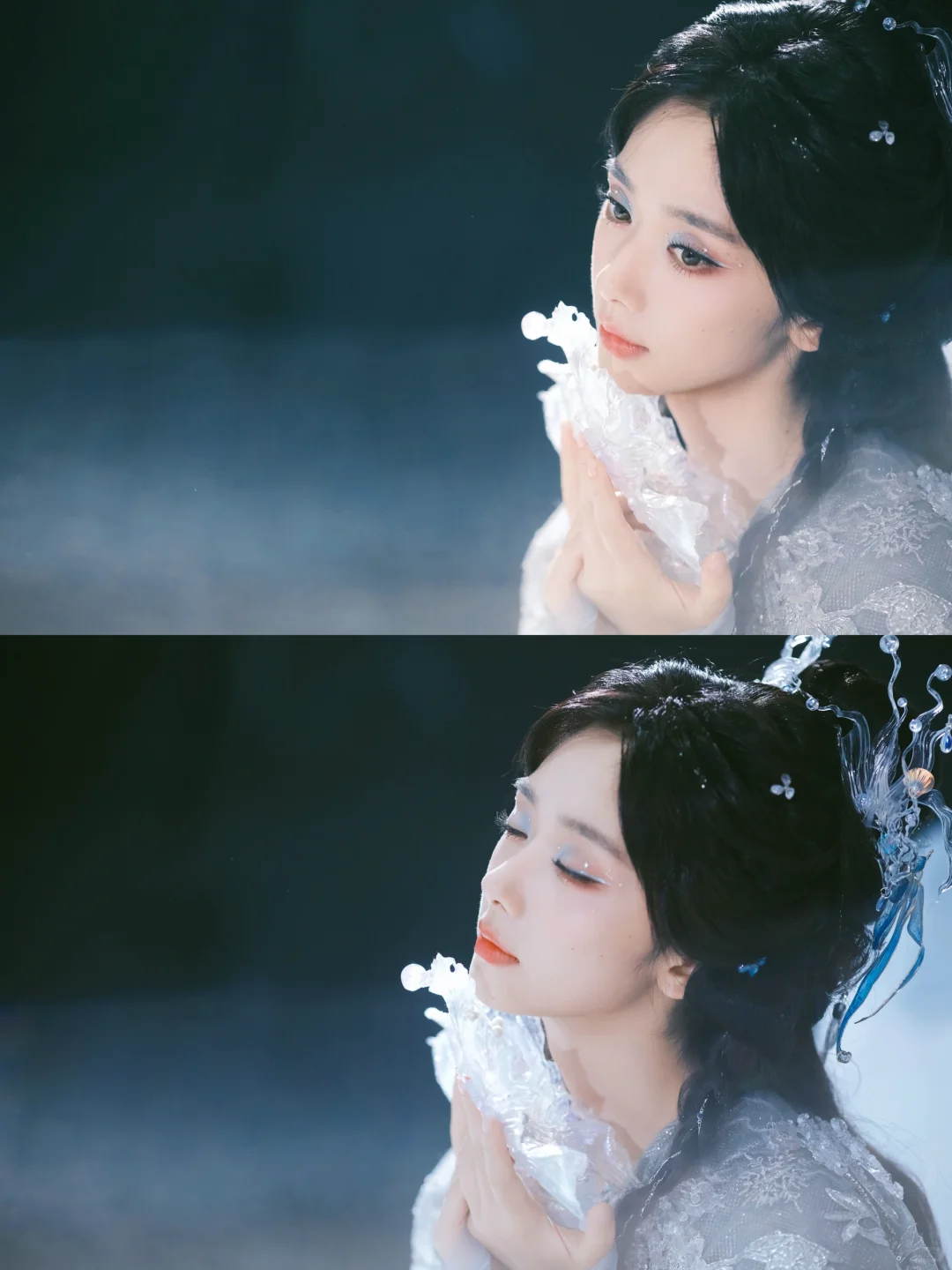我拍的王影璐｜月下雪女❄️