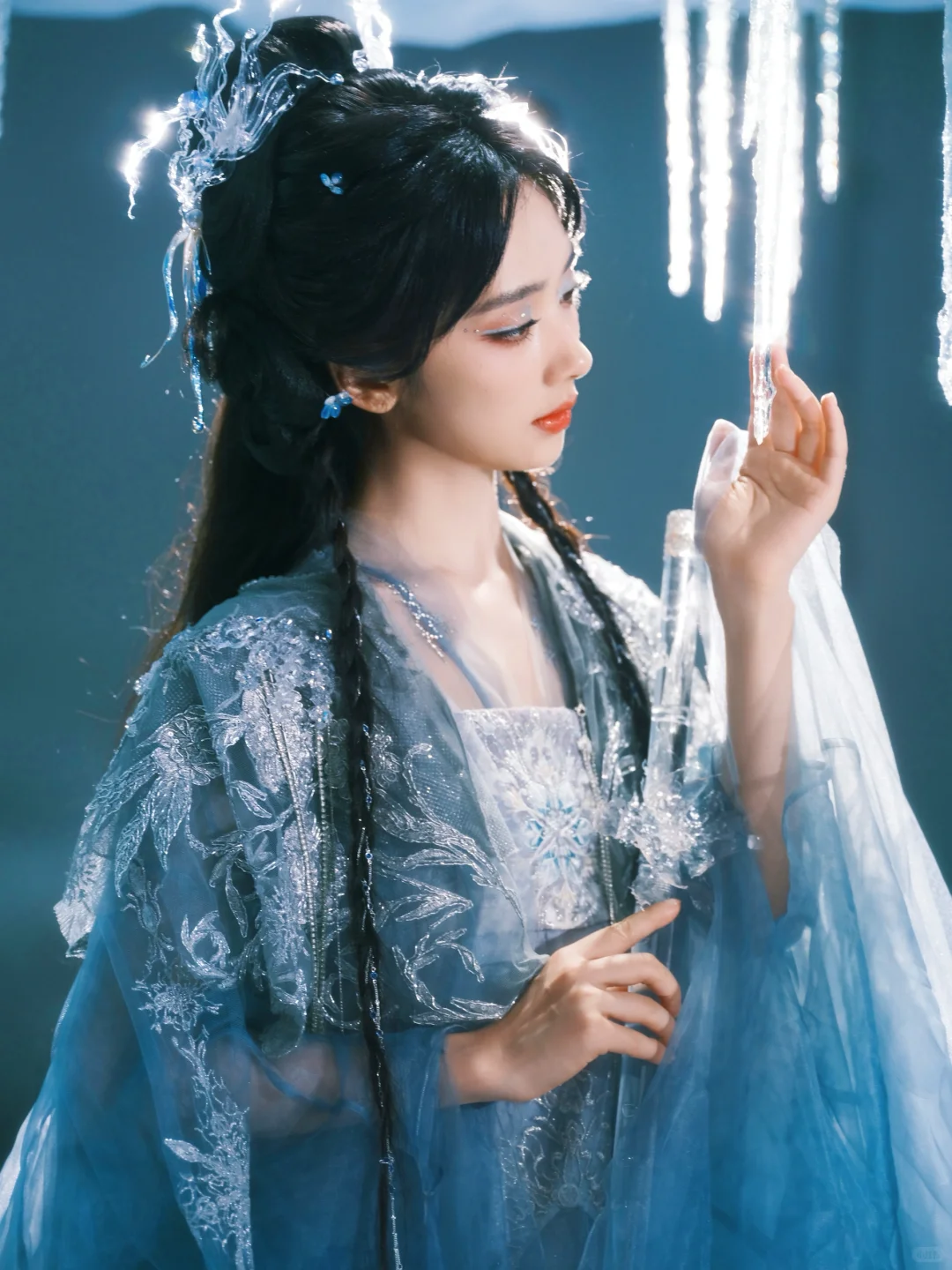 我拍的王影璐｜月下雪女❄️
