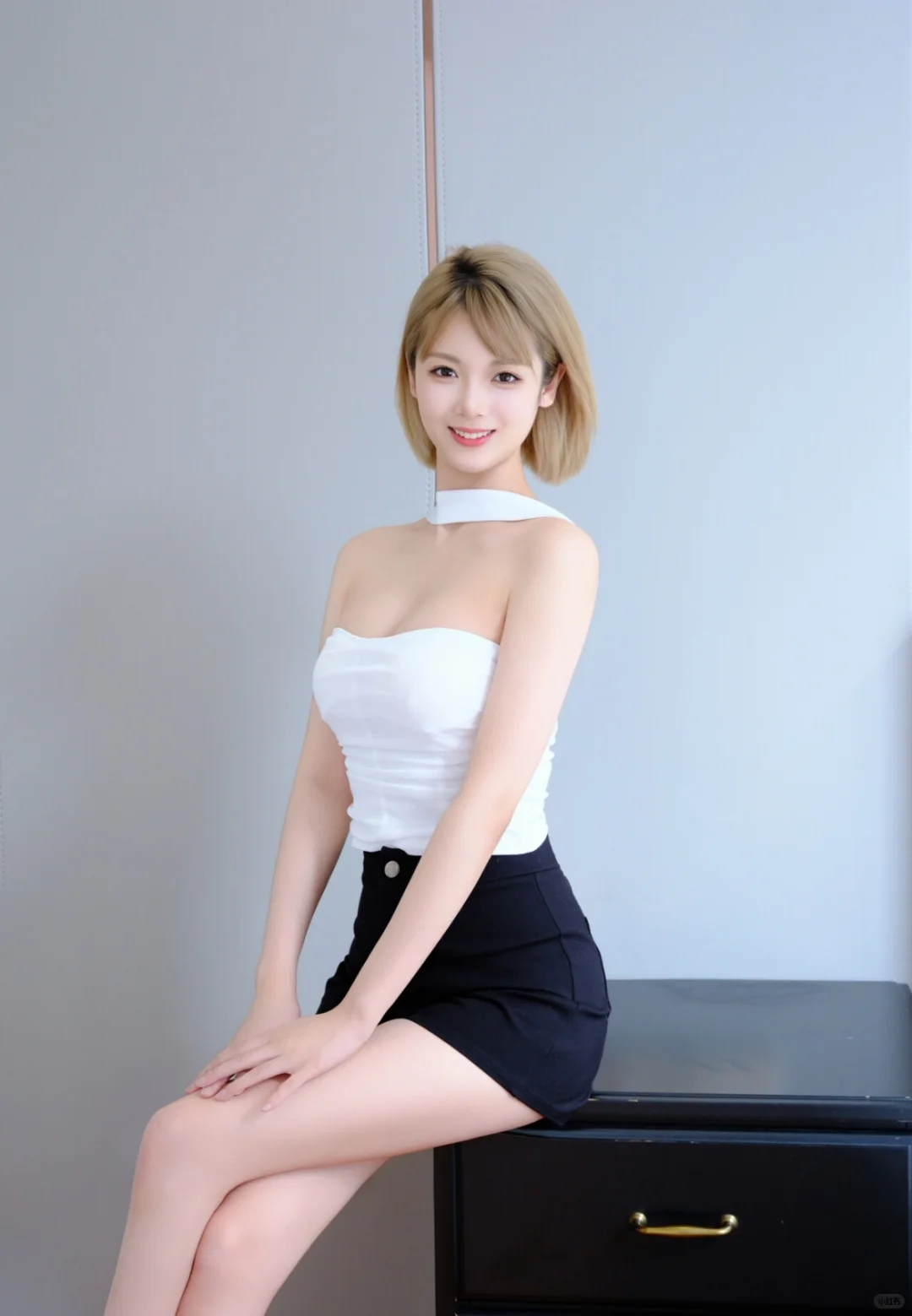 19岁短发女大的私房初体验💫🎬