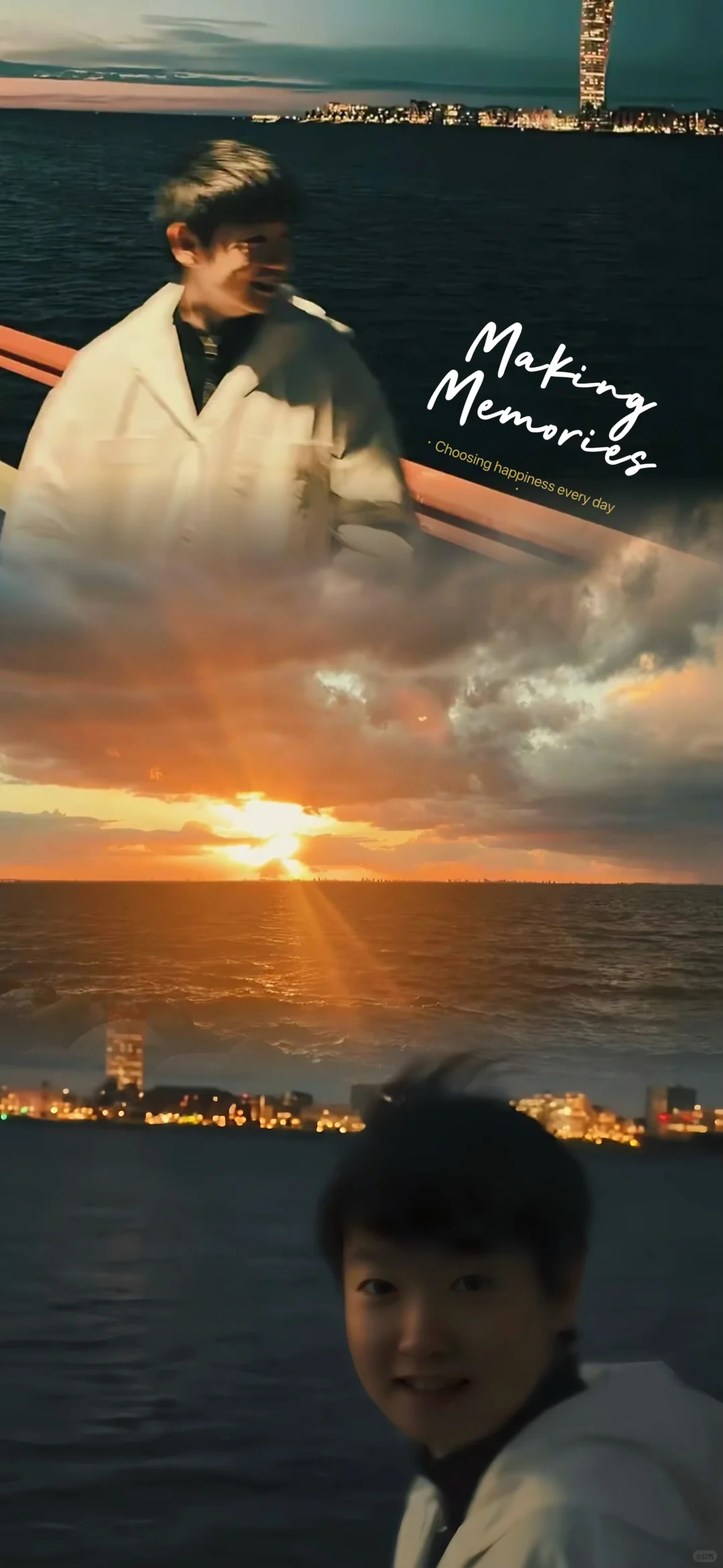 夕陽下的小莎壁紙|希望你幸福莎