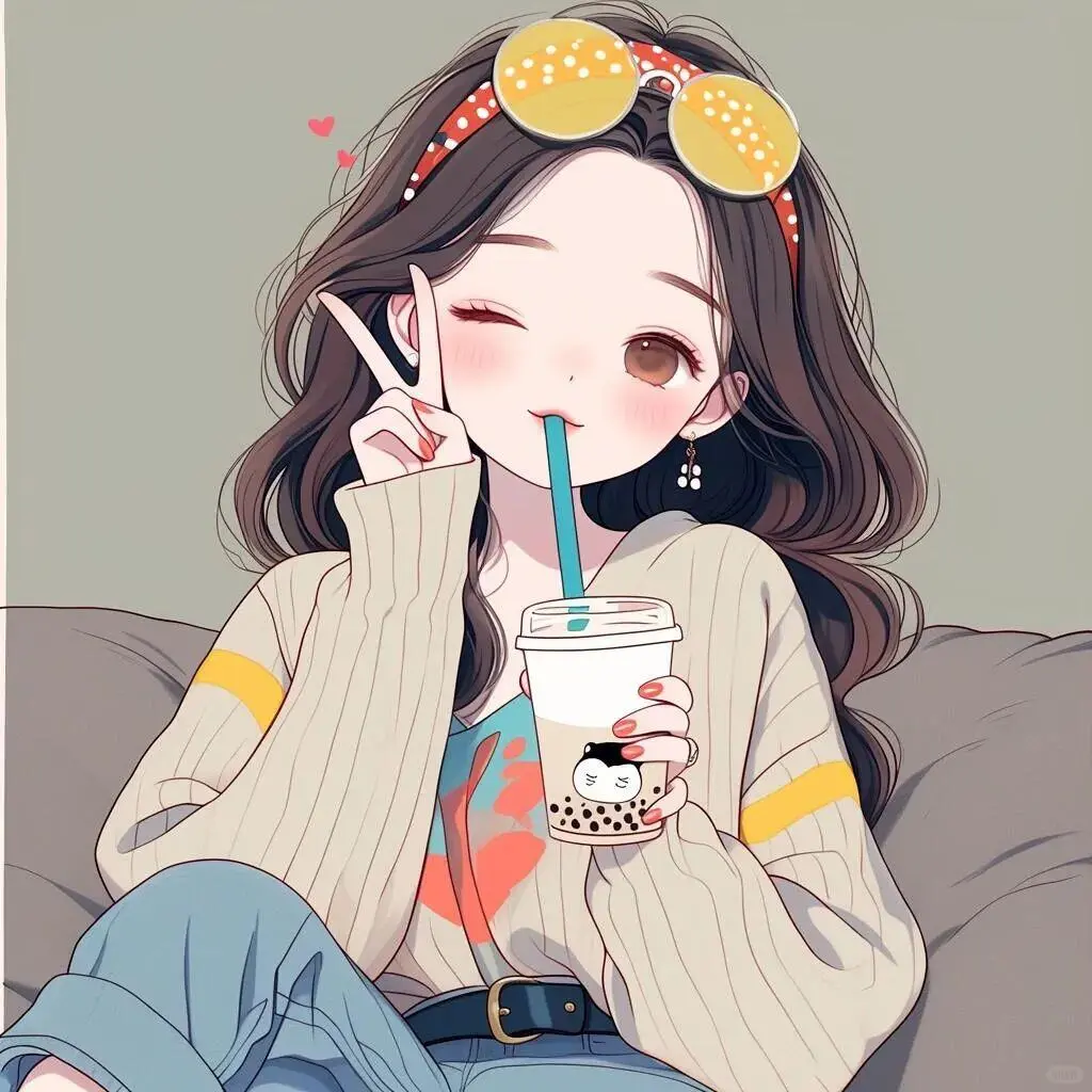 秋日甜美头像